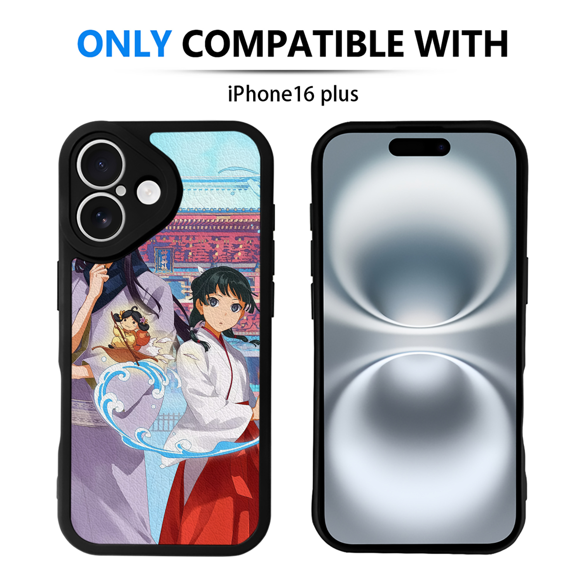 （画像用） 薬屋のひとりごと The Apothecary Diaries 【iPhone 16シリーズ対応】シリコンスマホケース（レザー調） 材質：シリコン